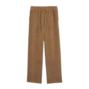 Gap Corduroy Drawstring Wide-Leg Pants - Brown